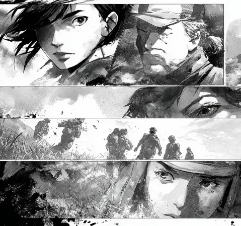 漫画读者在查看常见问题解答与阅读帮助